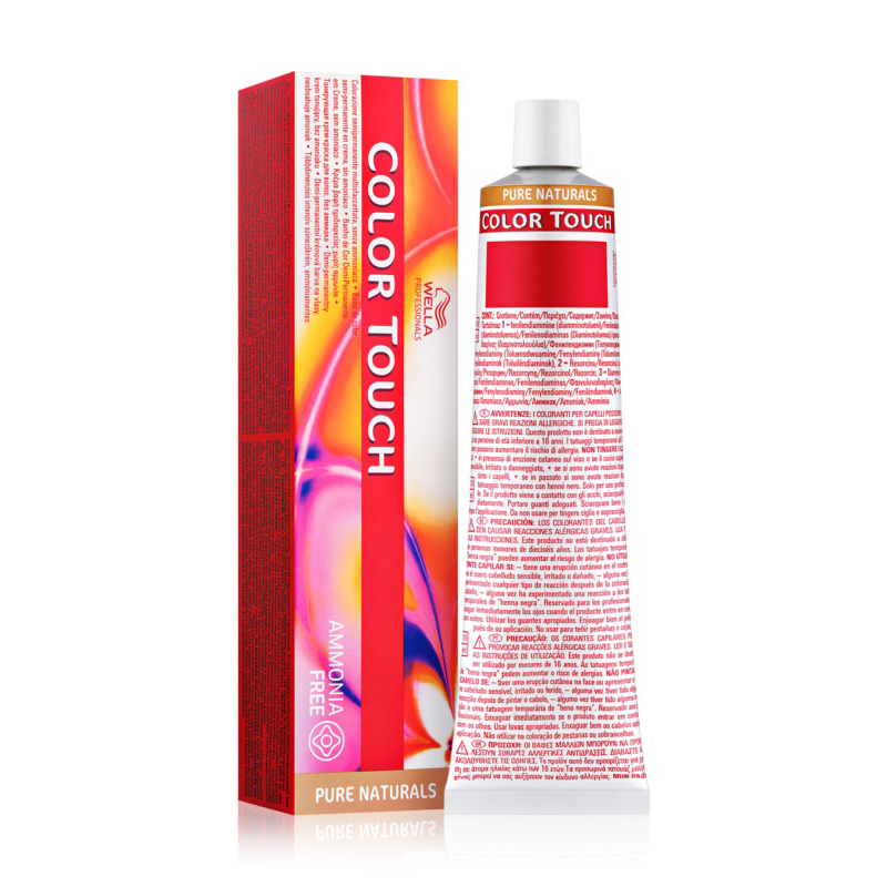 Безаміачна тонувальна крем-фарба для волосся Wella Professionals Color Touch Pure Naturals 7/0, 60 мл